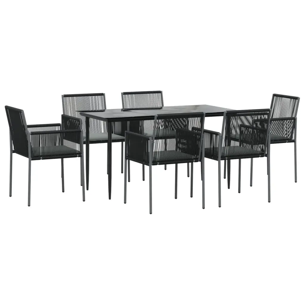 7 Piece Garden Dining Set for Outdoor Use