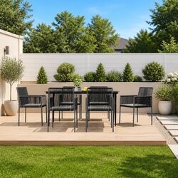 Practical Outdoor Dining Set for Family Gatherings