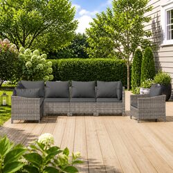 Practical 7 Piece Garden Lounge Set for Your Home