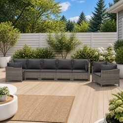 8 Piece Garden Lounge Set for Relaxed Outdoor Living