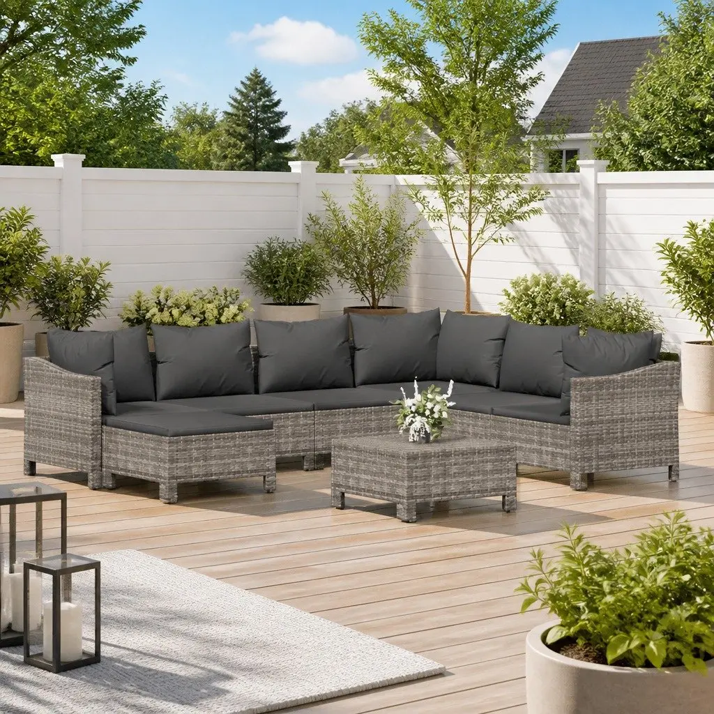 8 Piece Modular Outdoor Lounge Set