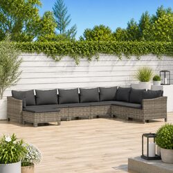 Practical 8-Piece Outdoor Lounge Set for Various Spaces