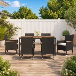 7 Piece Outdoor Dining Set for Family Meals and Gatherings