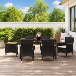 Perfect Addition for Your Outdoor Dining Needs: 7 Piece Set