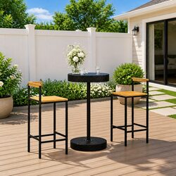 Ideal 3 Piece Patio Bar Set for Outdoor Entertaining