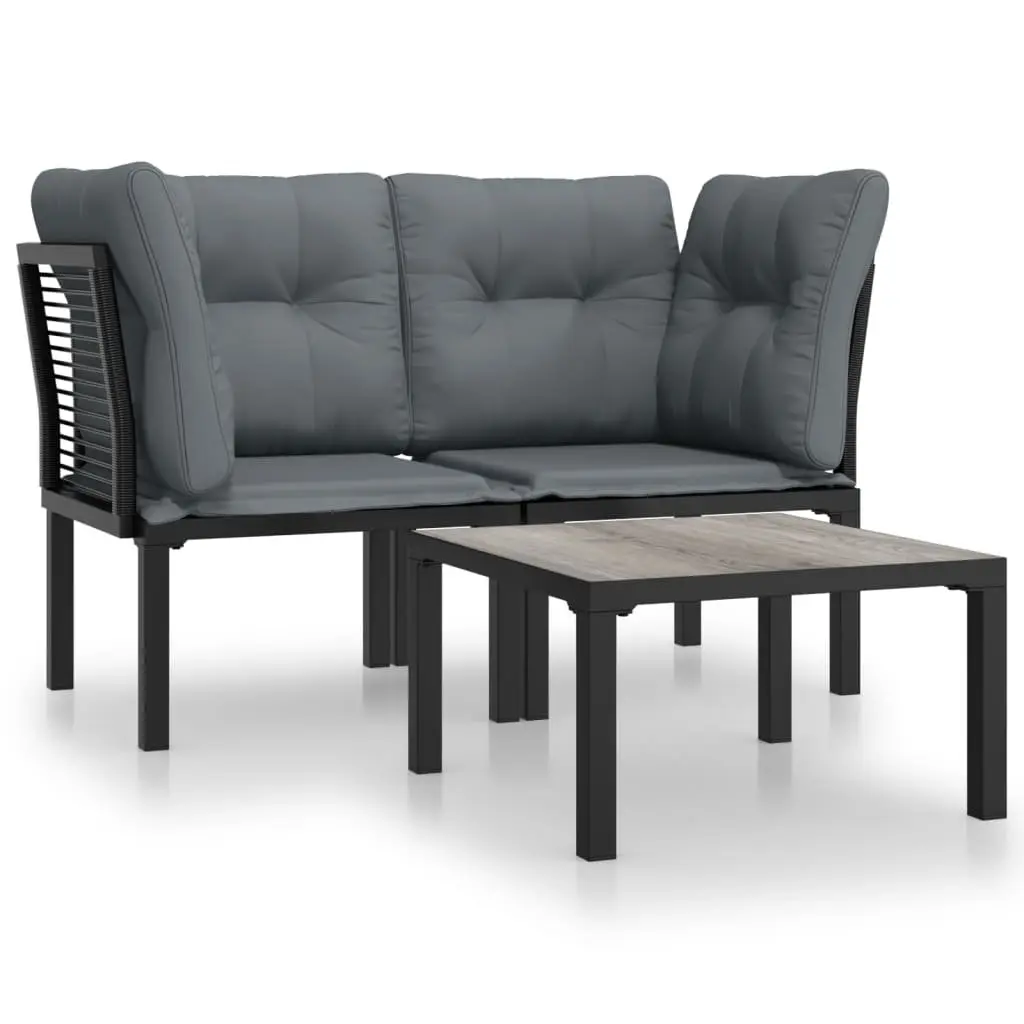 3 Piece Garden Lounge Set for Relaxing Outdoors