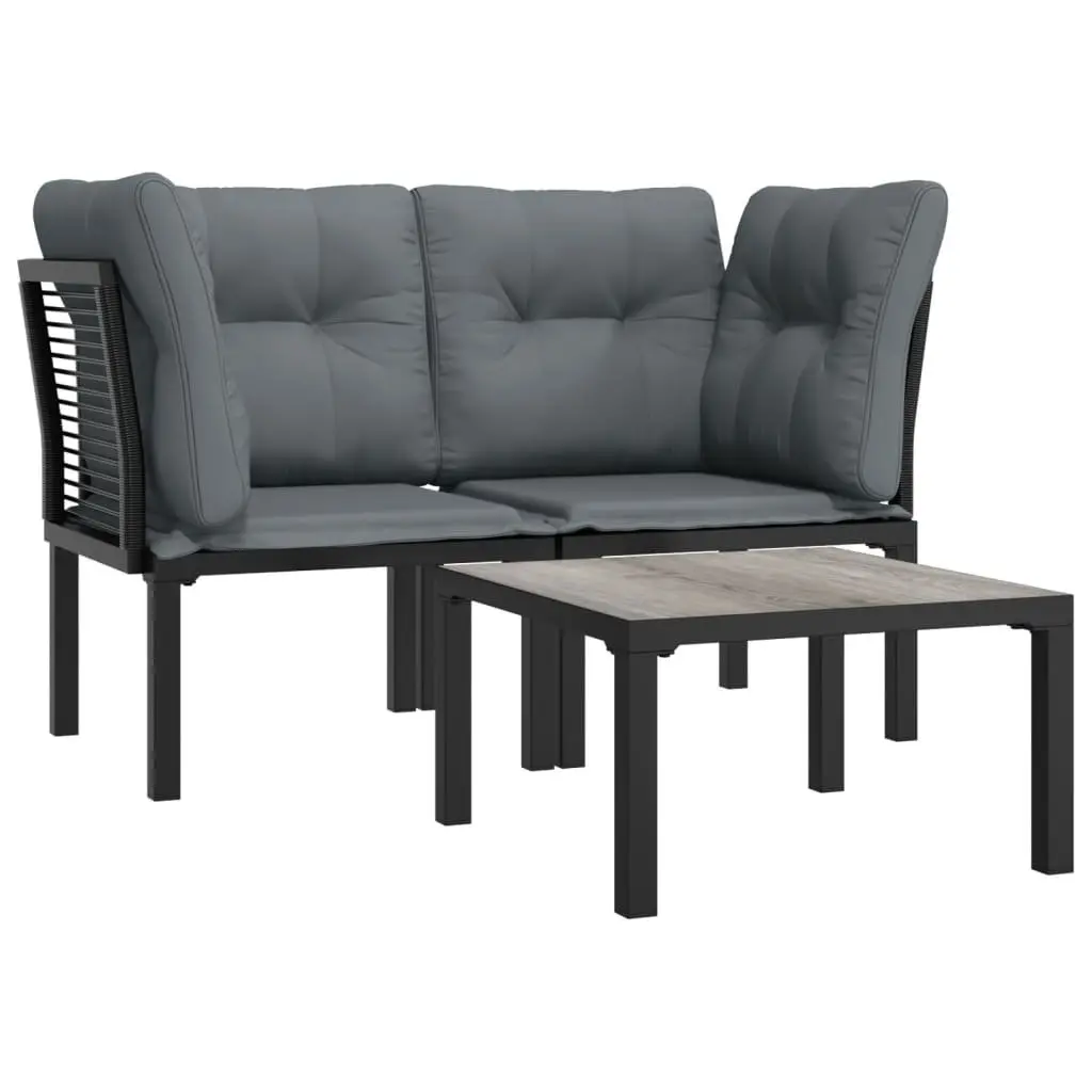 3 Piece Garden Lounge Set for Relaxing Outdoors