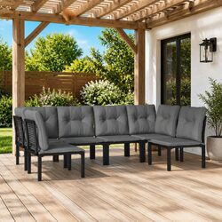 Versatile 6 Piece Lounge Set Perfect for Any Outdoor Setting