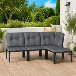 Practical 4-Piece Lounge Set for Your Outdoor Needs
