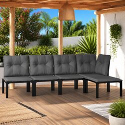 Practical 5 Piece Garden Lounge Set for Outdoor Relaxation