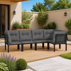 5 Piece Outdoor Lounge Set for Versatile Spaces