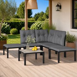 Practical 6 Piece Outdoor Lounge Set for Any Backyard
