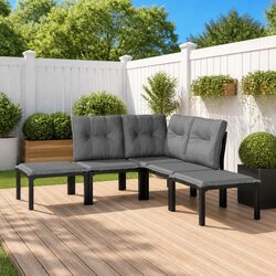 Practical 5 Piece Garden Lounge Set for Outdoor Spaces