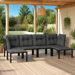 Practical 6-Piece Lounge Set for Your Outdoor Area