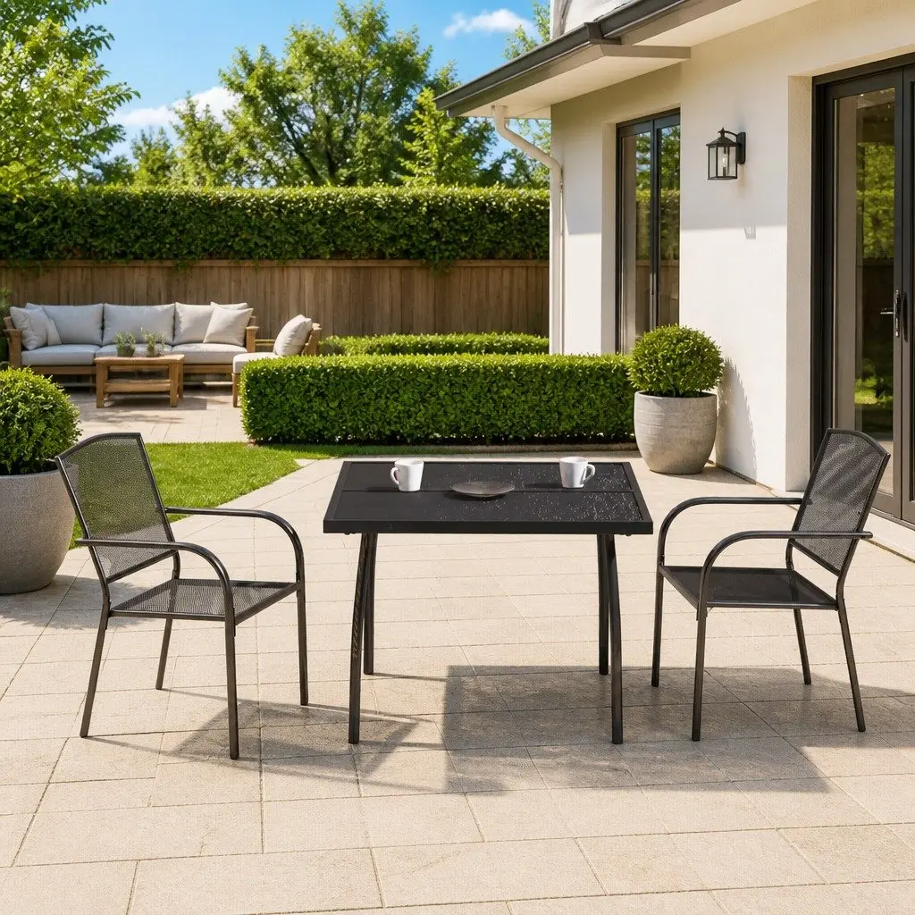 3-Piece Garden Dining Set for Outdoor Spaces