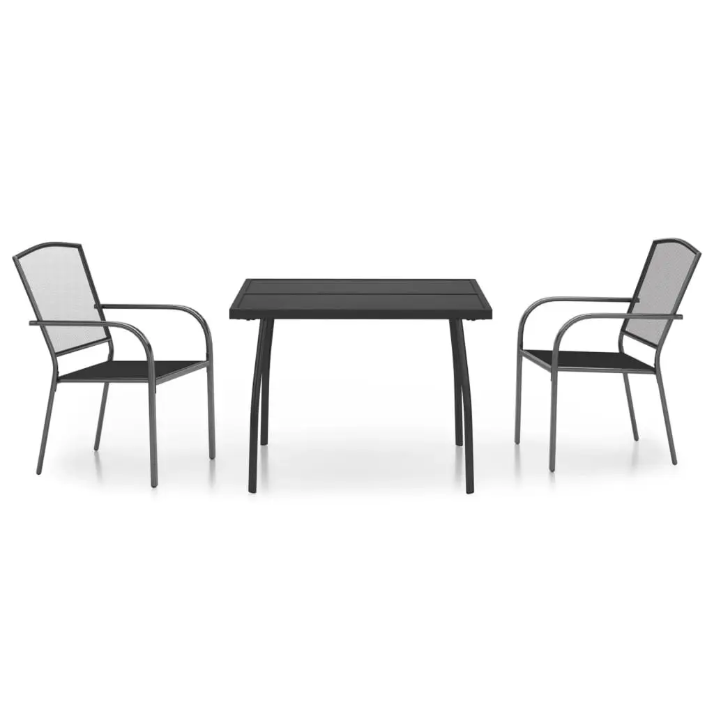 3-Piece Garden Dining Set for Outdoor Spaces