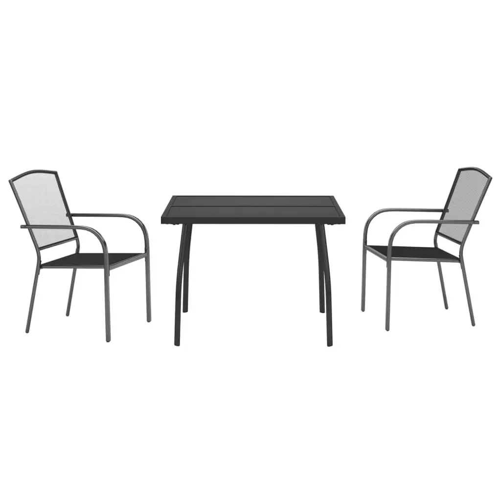 3-Piece Garden Dining Set for Outdoor Spaces