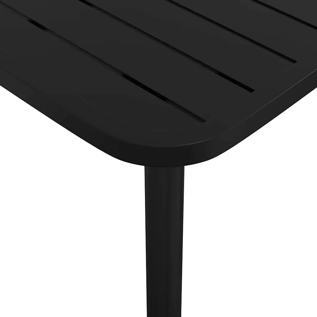 Outdoor Garden Dining Set 5 Piece Steel Frame Anthracite Patio Furniture