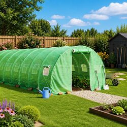 Practical Greenhouse for Your Home Garden 18m²