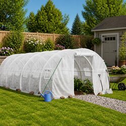 Ideal 48m² Greenhouse for Year-Round Gardening