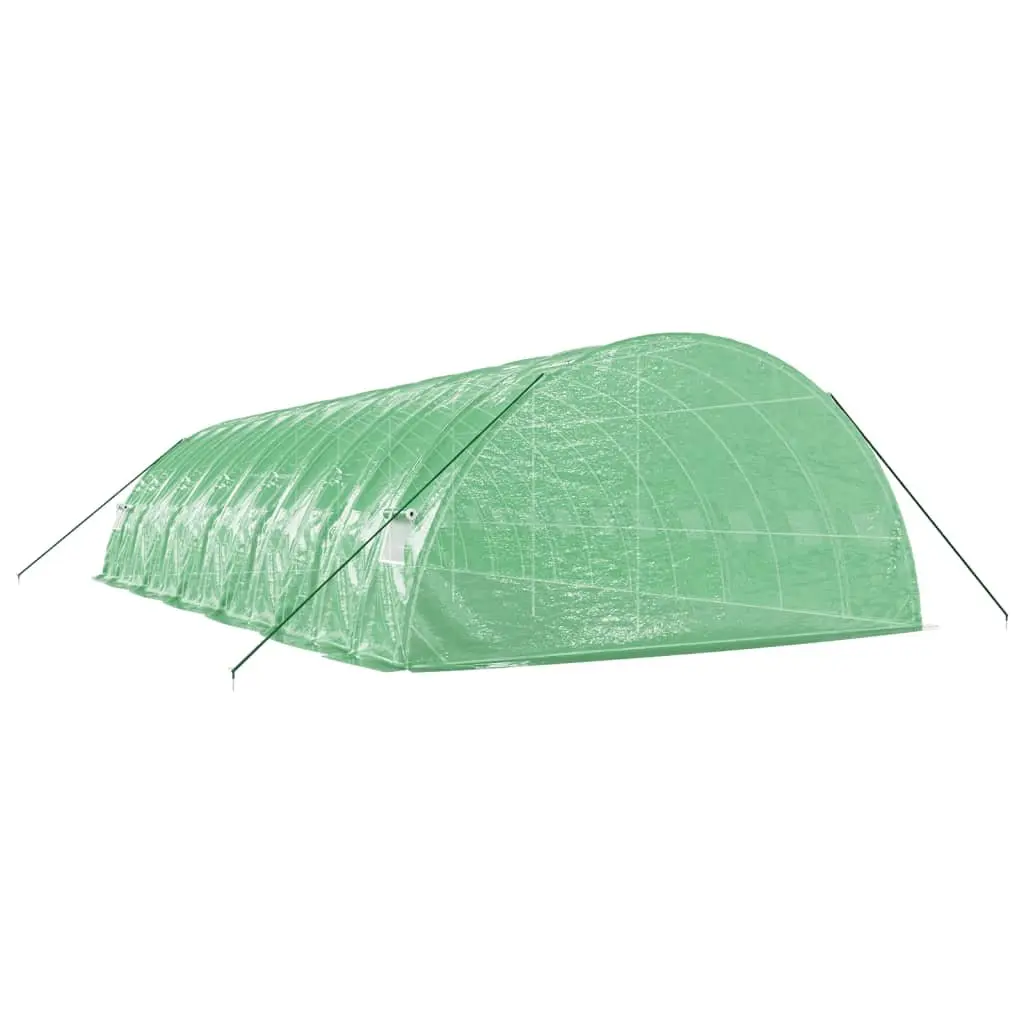Greenhouse 12x6x2.85m Steel Frame PE Cover 72 sqm Garden Plant Shelter Outdoor