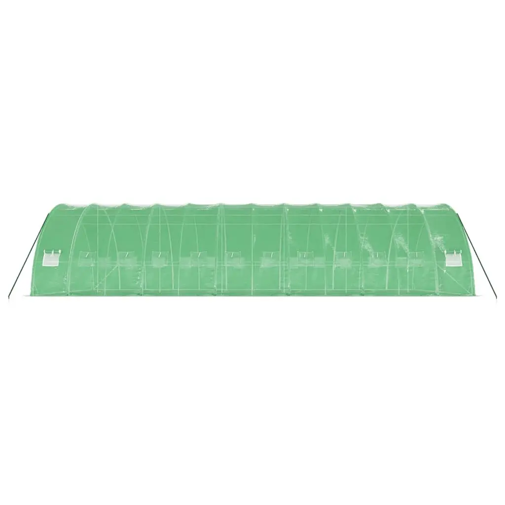 Greenhouse 12x6x2.85m Steel Frame PE Cover 72 sqm Garden Plant Shelter Outdoor