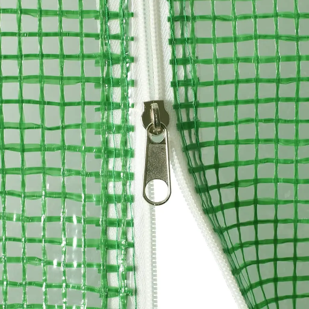 Greenhouse Steel Frame 20x6x2.85m Green PE Cover 120m² Garden Plant Protection