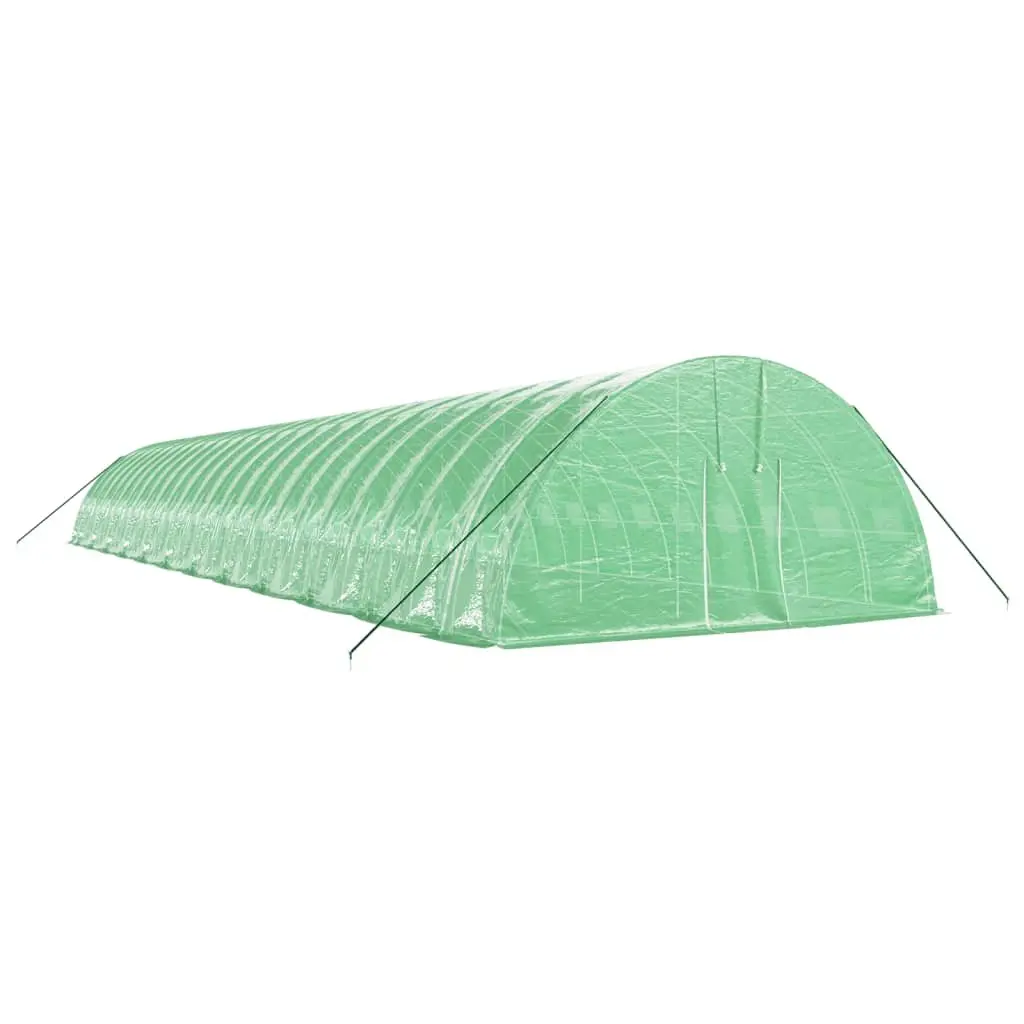 Greenhouse 24x6x2.85m Steel Frame PE Cover 144 Sqm Garden Plant Growing House