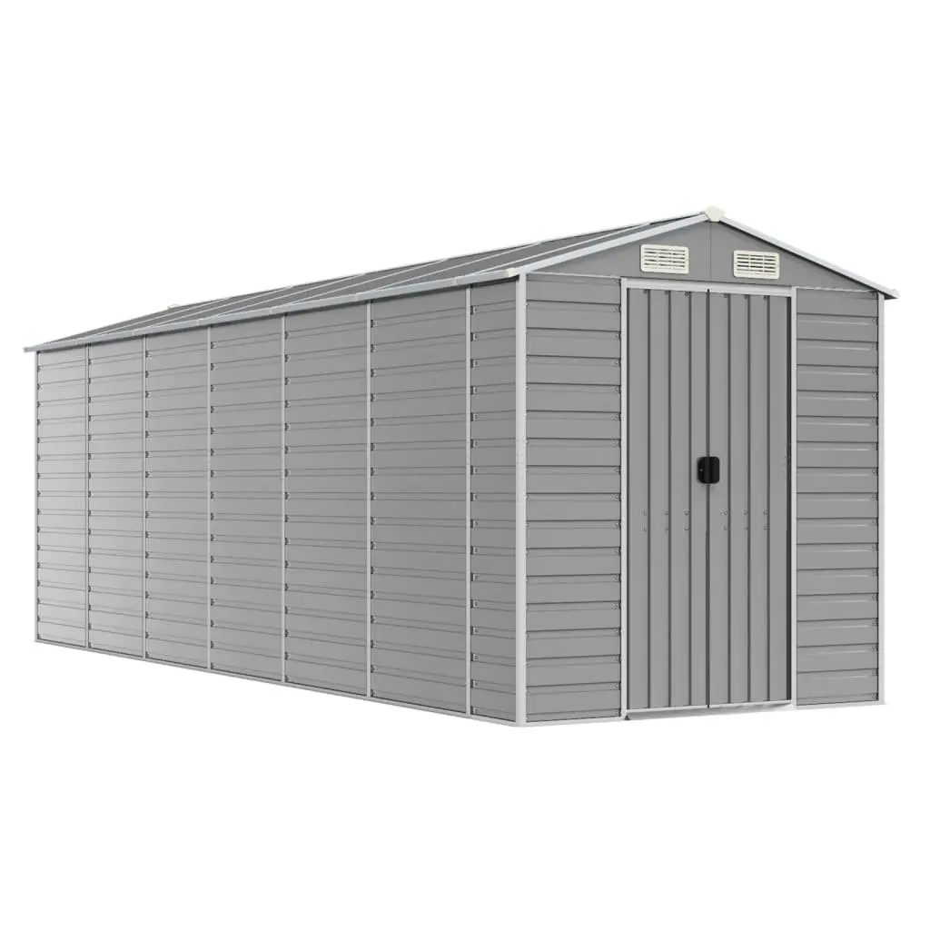 Grey Garden Shed for Essential Outdoor Storage