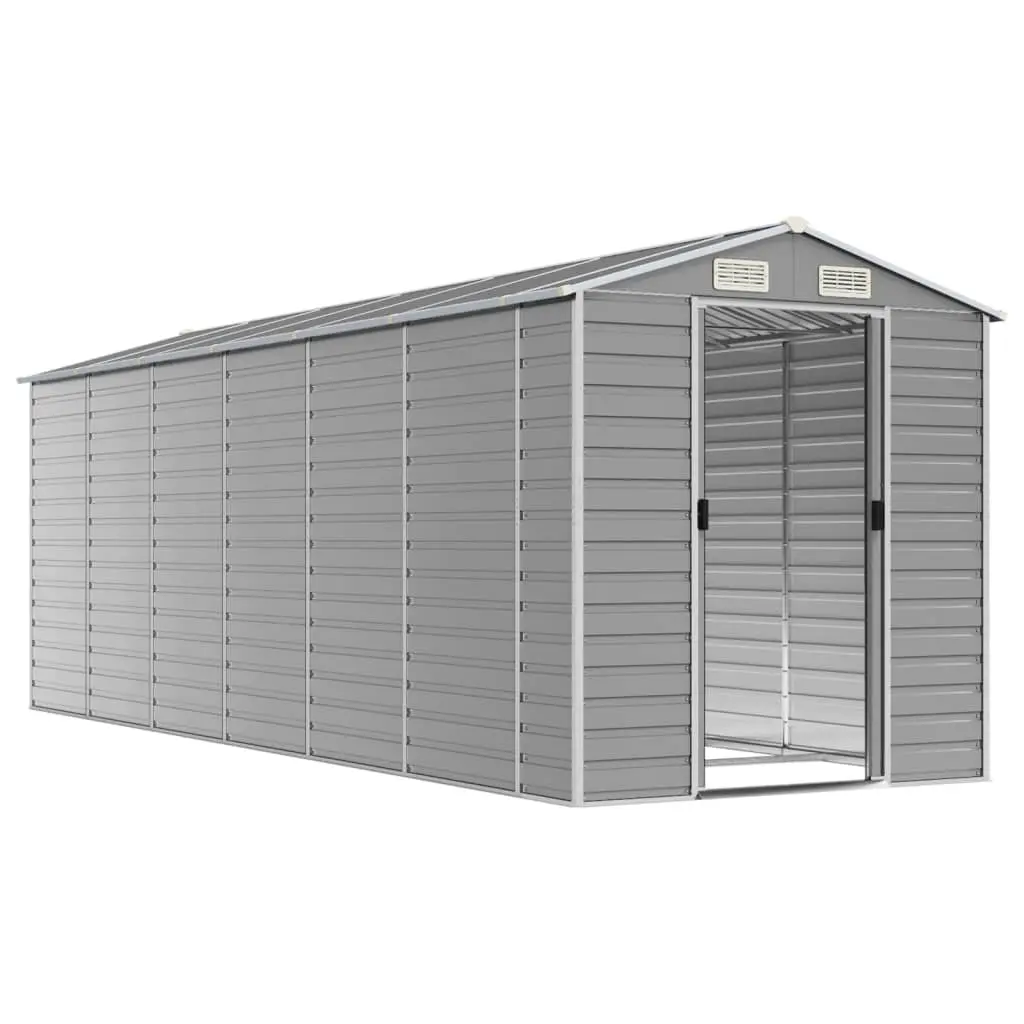 Grey Garden Shed for Essential Outdoor Storage
