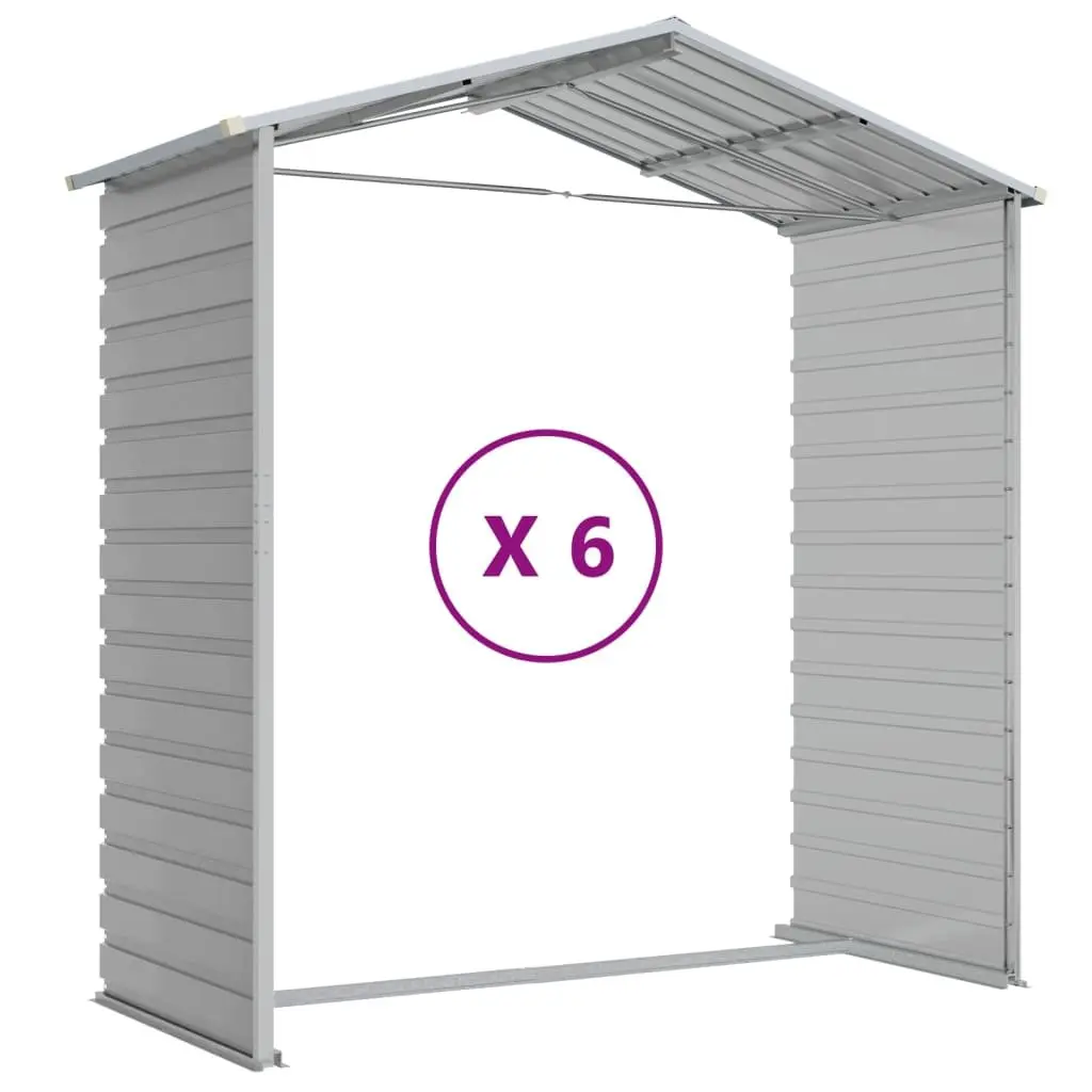 Grey Garden Shed for Essential Outdoor Storage