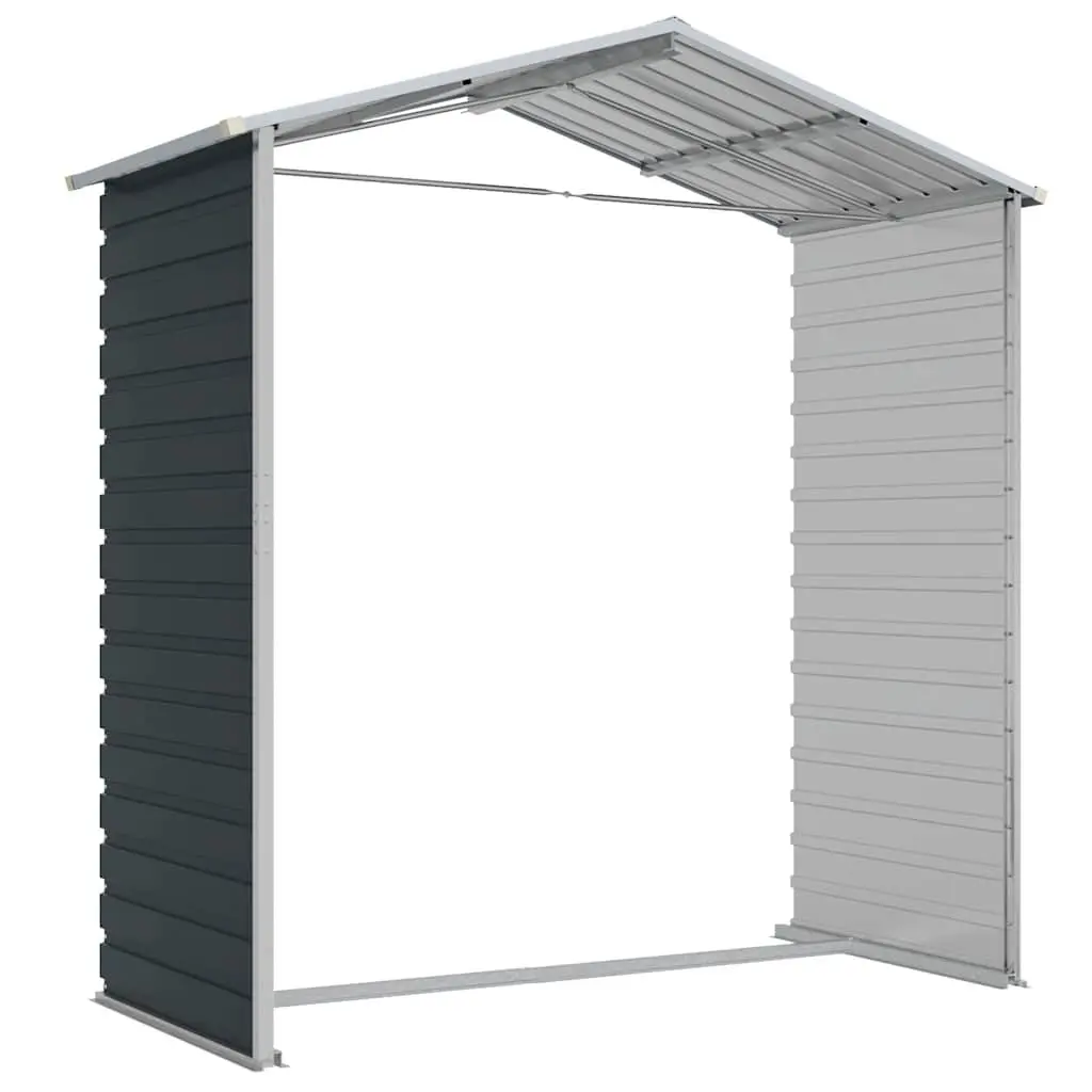 Anthracite Garden Shed 191x130x198 cm for Home Use