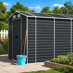 Practical Garden Shed 191x810x198 cm for Tools