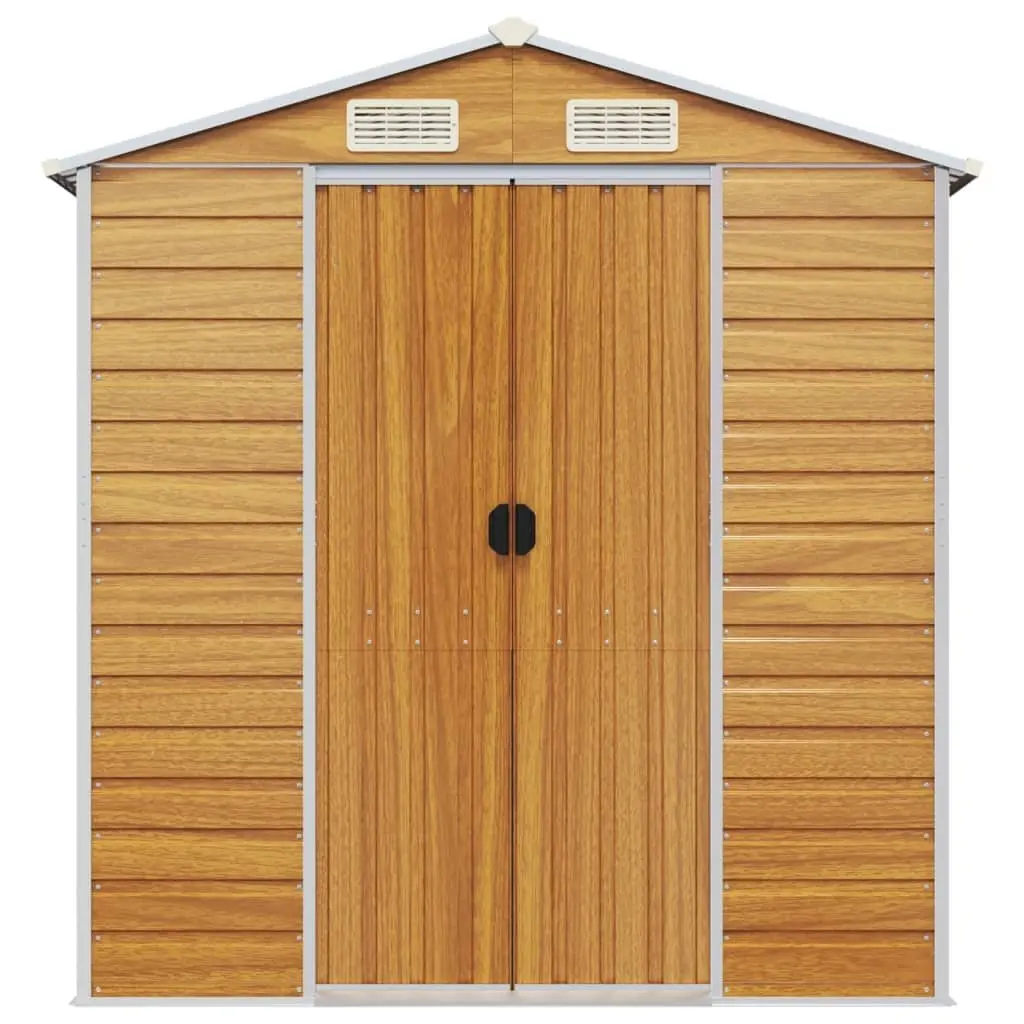 Garden Storage Shed for Firewood and Tools 191x215x198cm