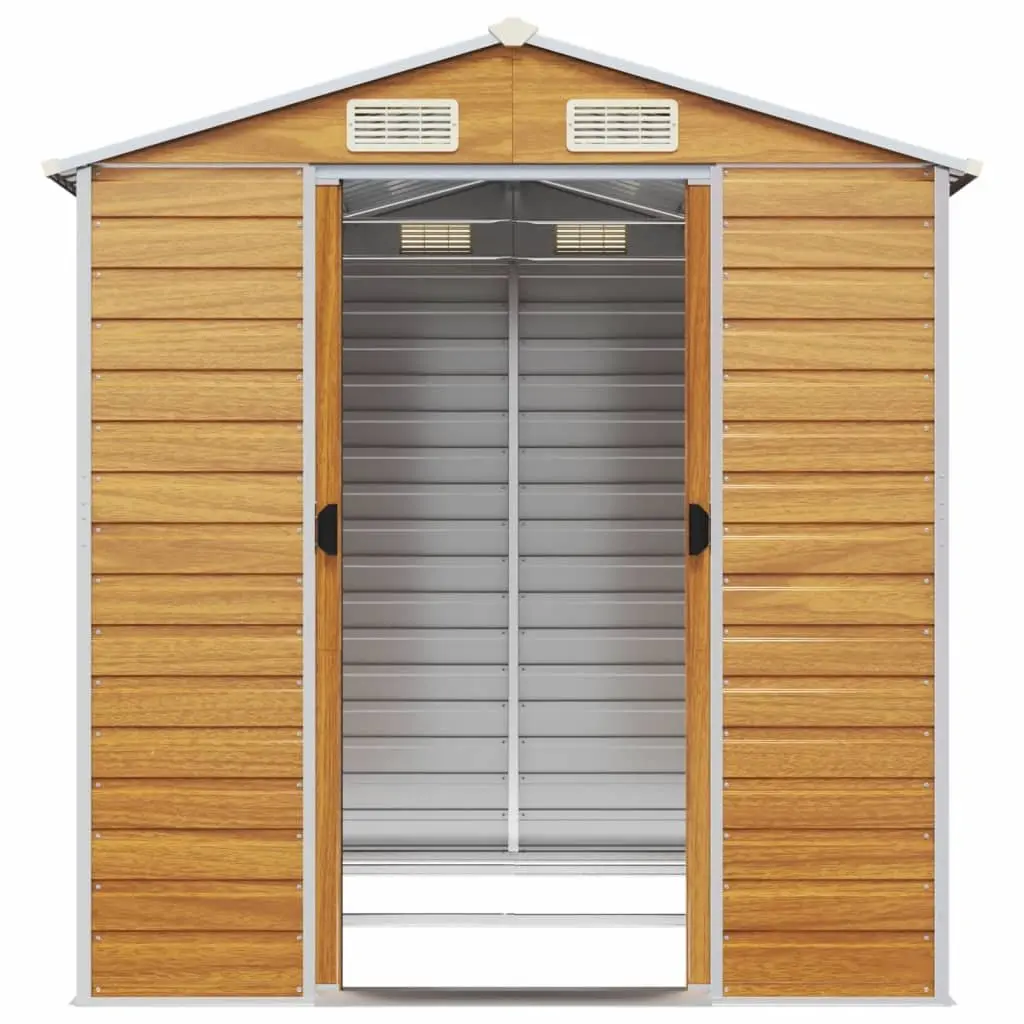 Garden Storage Shed for Firewood and Tools 191x215x198cm