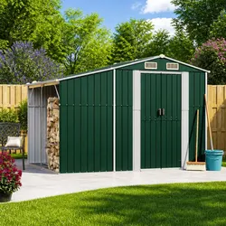 Practical Garden Shed 277x192.5x179cm for Tools and More