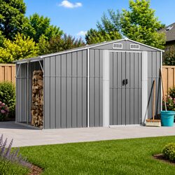 Practical Grey Garden Shed for Your Outdoor Needs