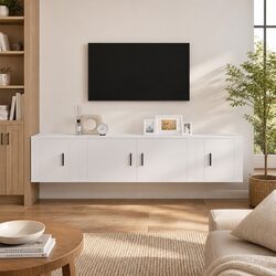 Versatile Wall-Mounted TV Cabinet Set for Your Home