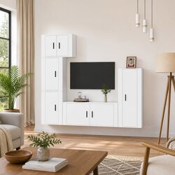 Functional 5-Piece TV Cabinet Set for Your Home Needs