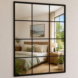 Practical 2-Piece Wall Mirrors 80x60 cm for Your Home
