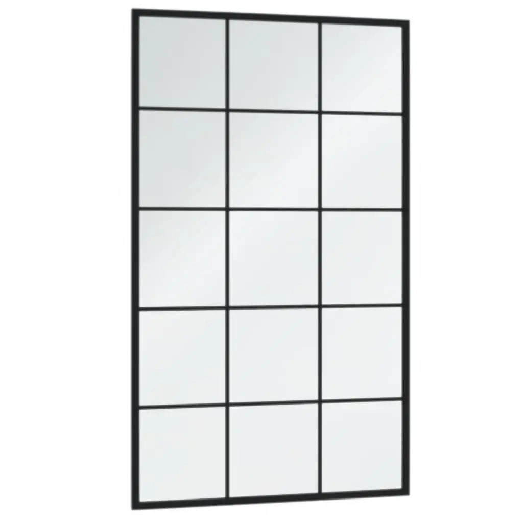 3-Piece Black Wall Mirrors for Home Use