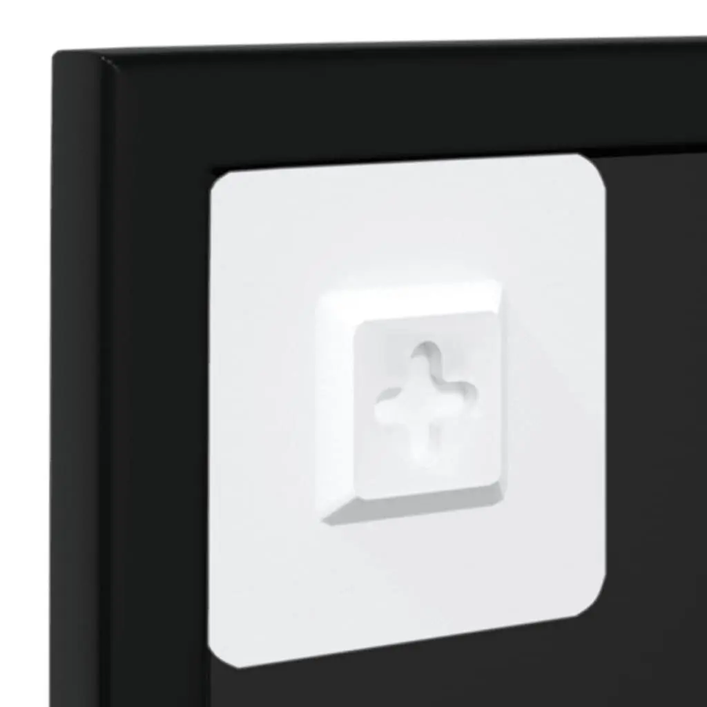 3-Piece Black Wall Mirrors for Home Use
