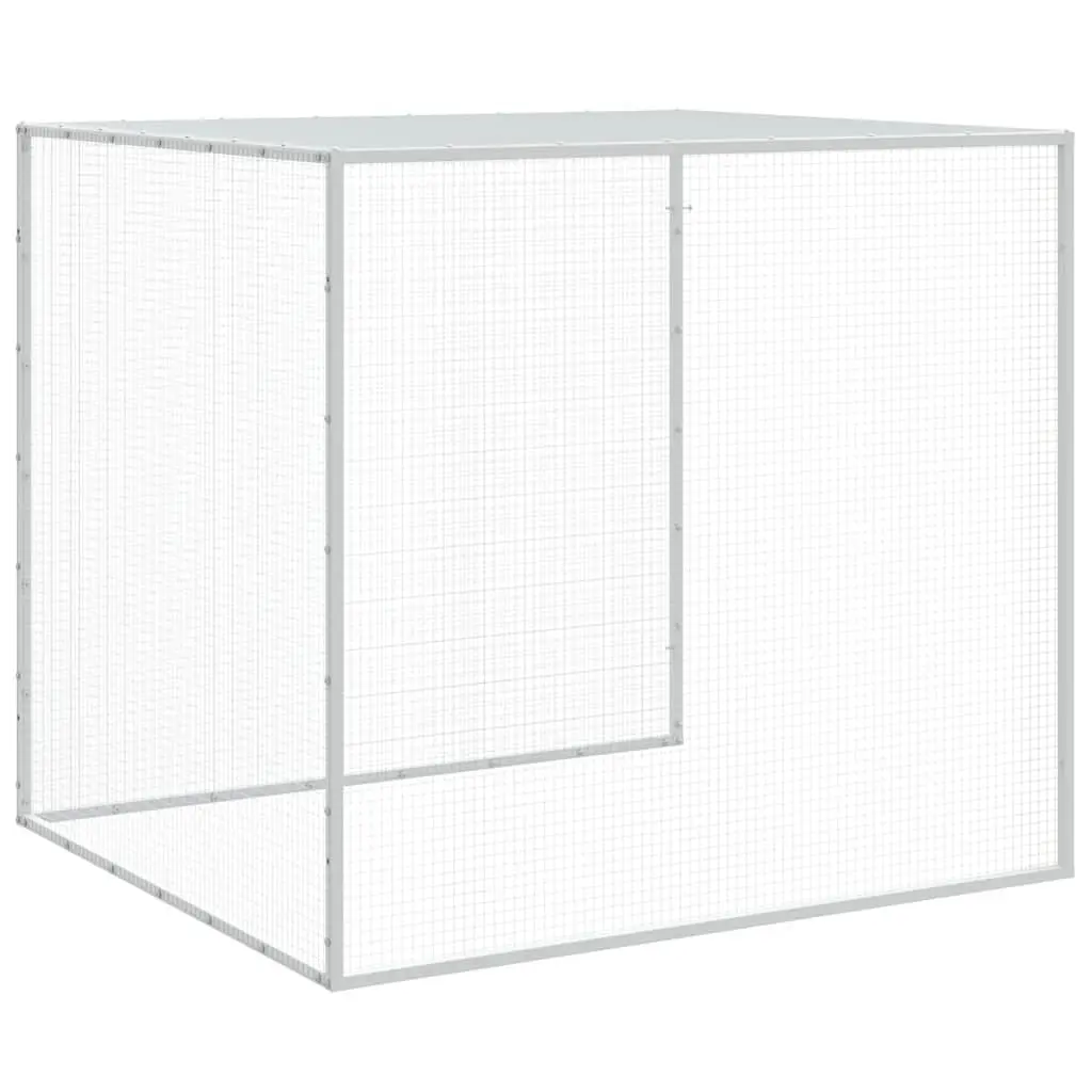 Chicken Cage with Roof 603x98x90 cm Galvanised Steel Chicken Coop Hen House Run