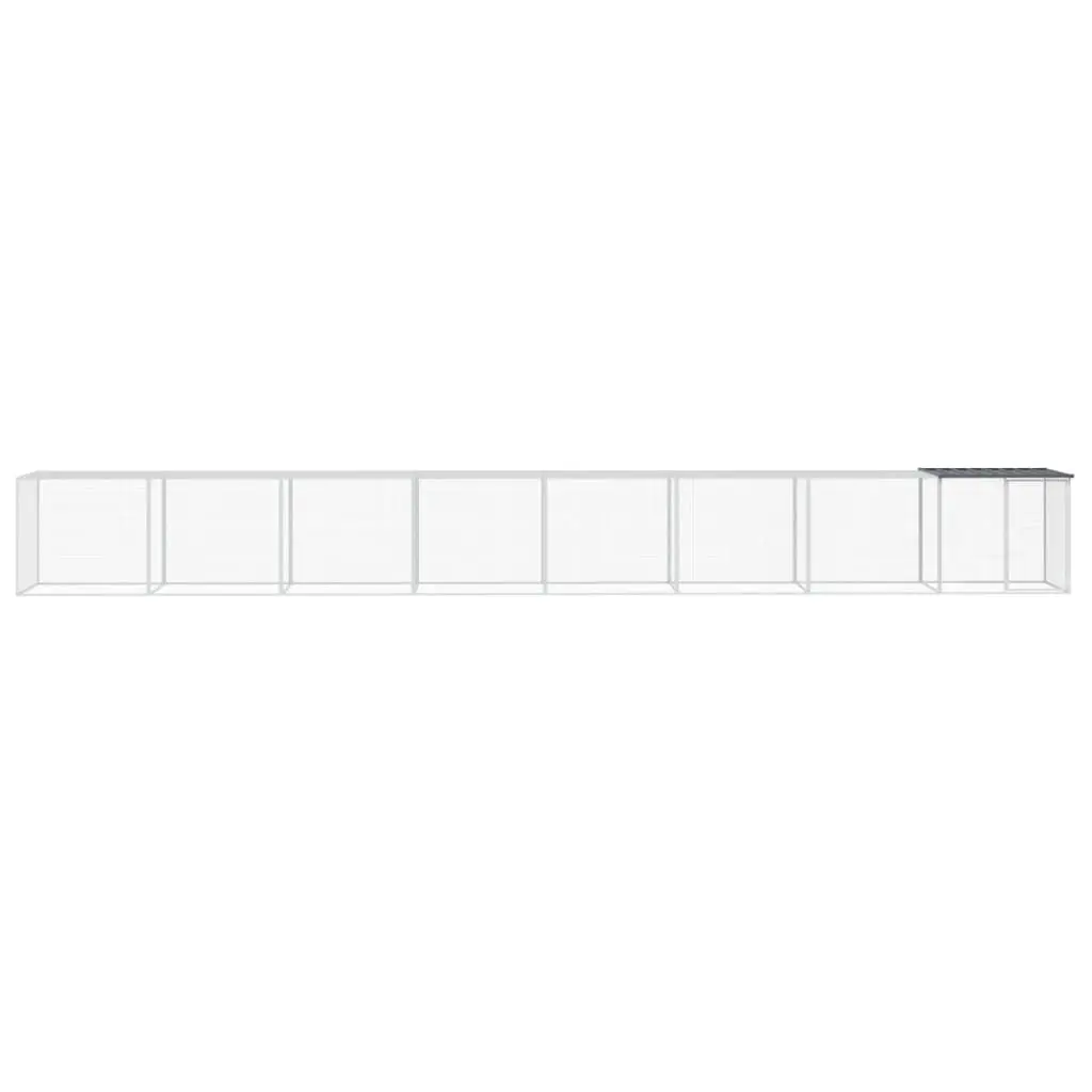 Chicken Cage Galvanised Steel 803 x 98 x 90 cm Anthracite