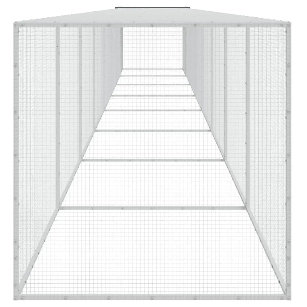 Chicken Cage Galvanised Steel 803 x 98 x 90 cm Anthracite