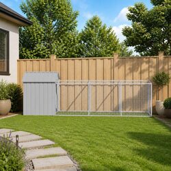 Versatile Dog House with Run for Outdoor Living