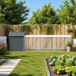 Practical Chicken Cage with Run for Your Home Environment