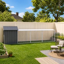 Functional Chicken Cage with Run for Your Backyard
