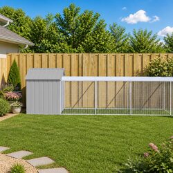 Practical Chicken Cage with Run for Your Backyard