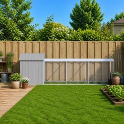 Practical Chicken Cage with Run for Home Garden Use